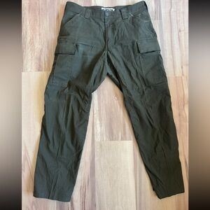 Men's Dark Green Cargo Pants